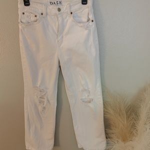 VICI dolls Daze white distressed jean